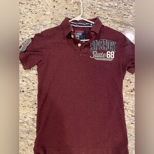 Superdry Men’s Maroon Polo Shirt
